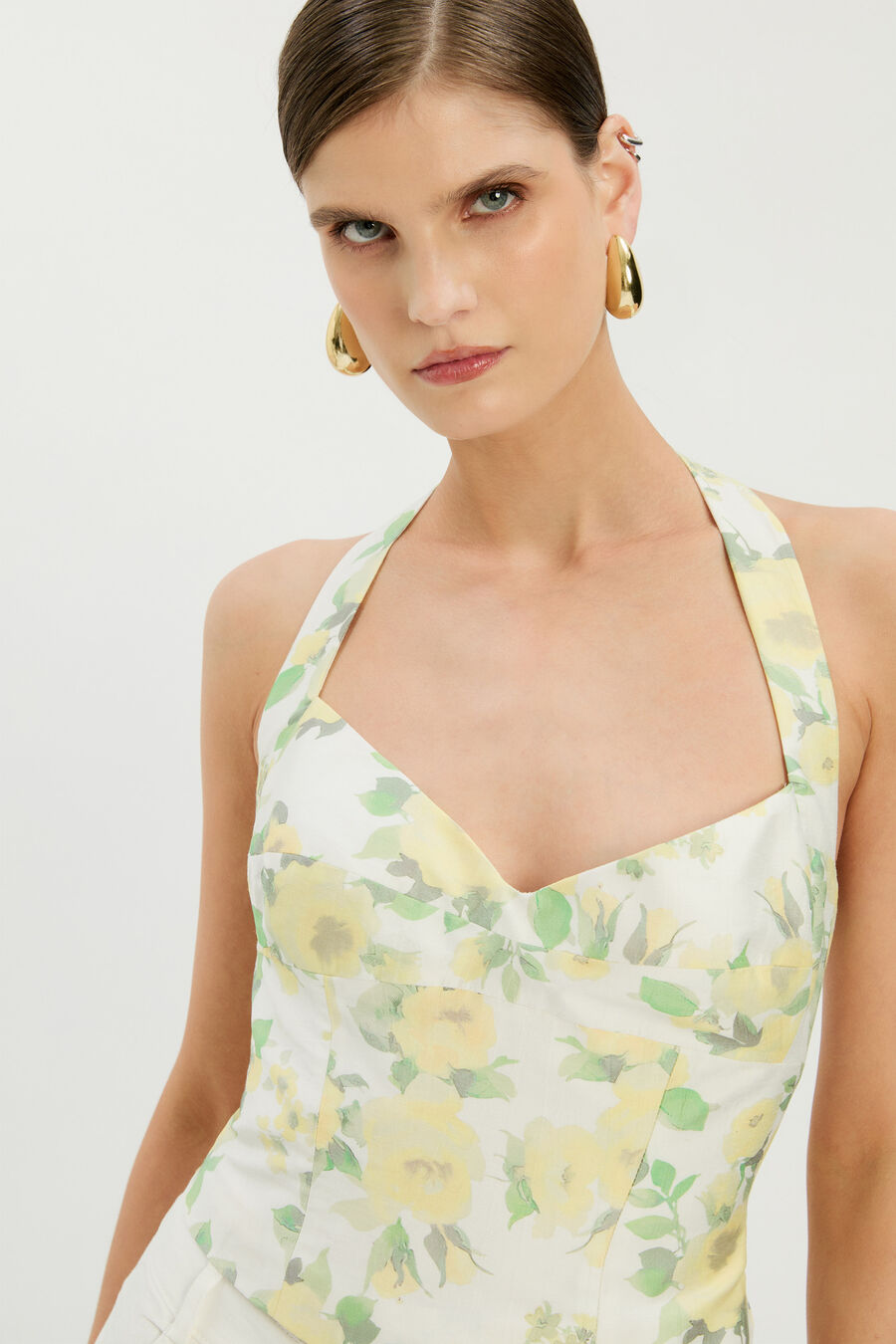 Deserae Halter Neck Top