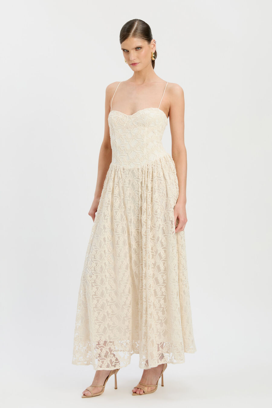 Estie Broderie Maxi Dress