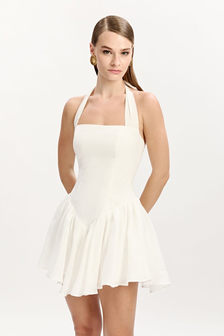 Marabella Halter Mini Dress