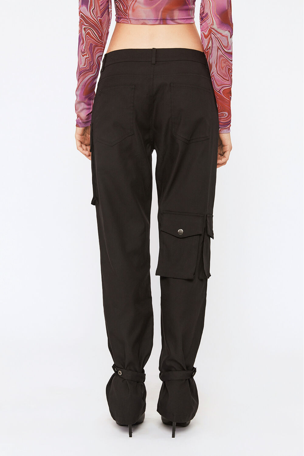 CHARLIE CARGO PANT in colour CAVIAR