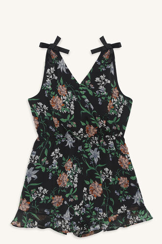 LEVI ROMPER in colour CAVIAR