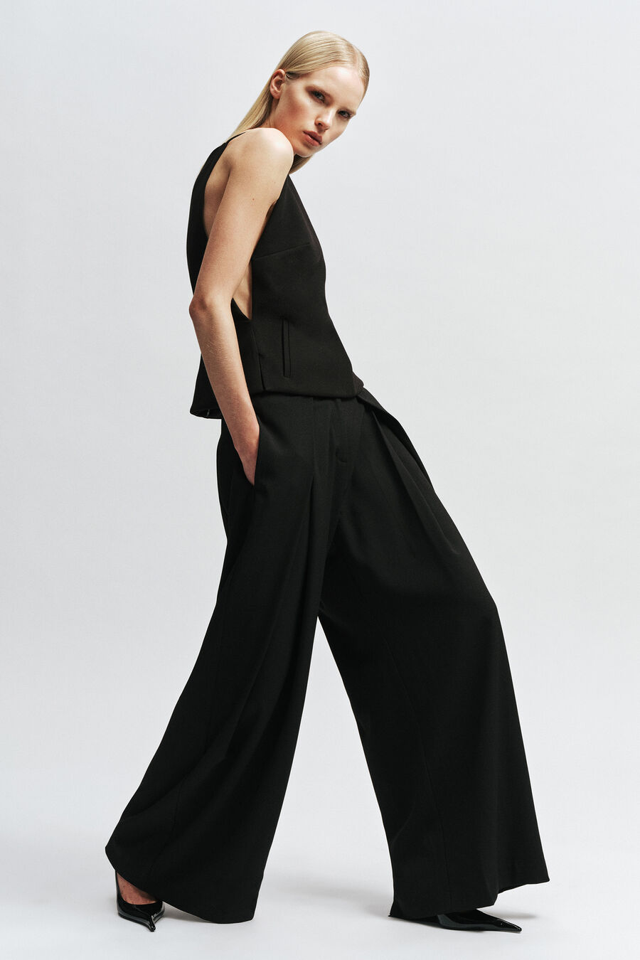 Laurie Pleat Front Pant