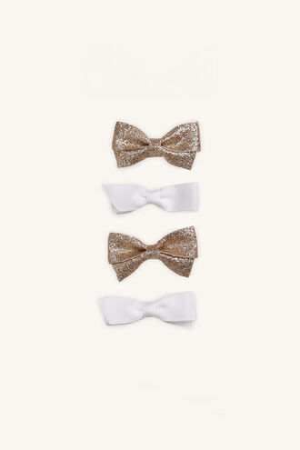 BOW SET in colour WHITE ALYSSUM