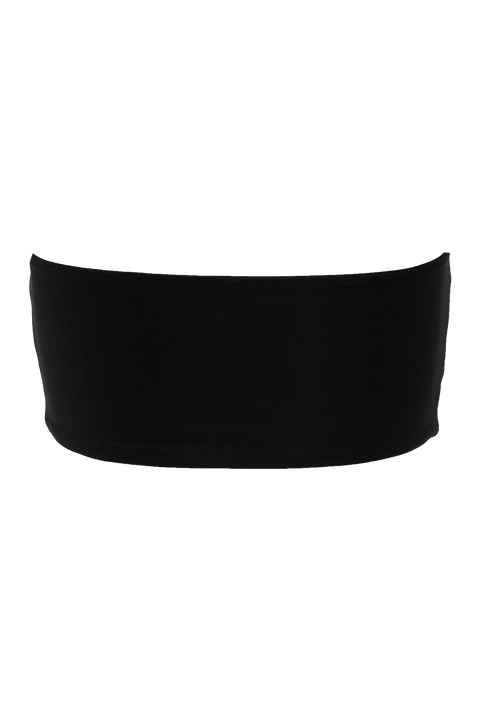 BOOB TUBE TOP in colour CAVIAR