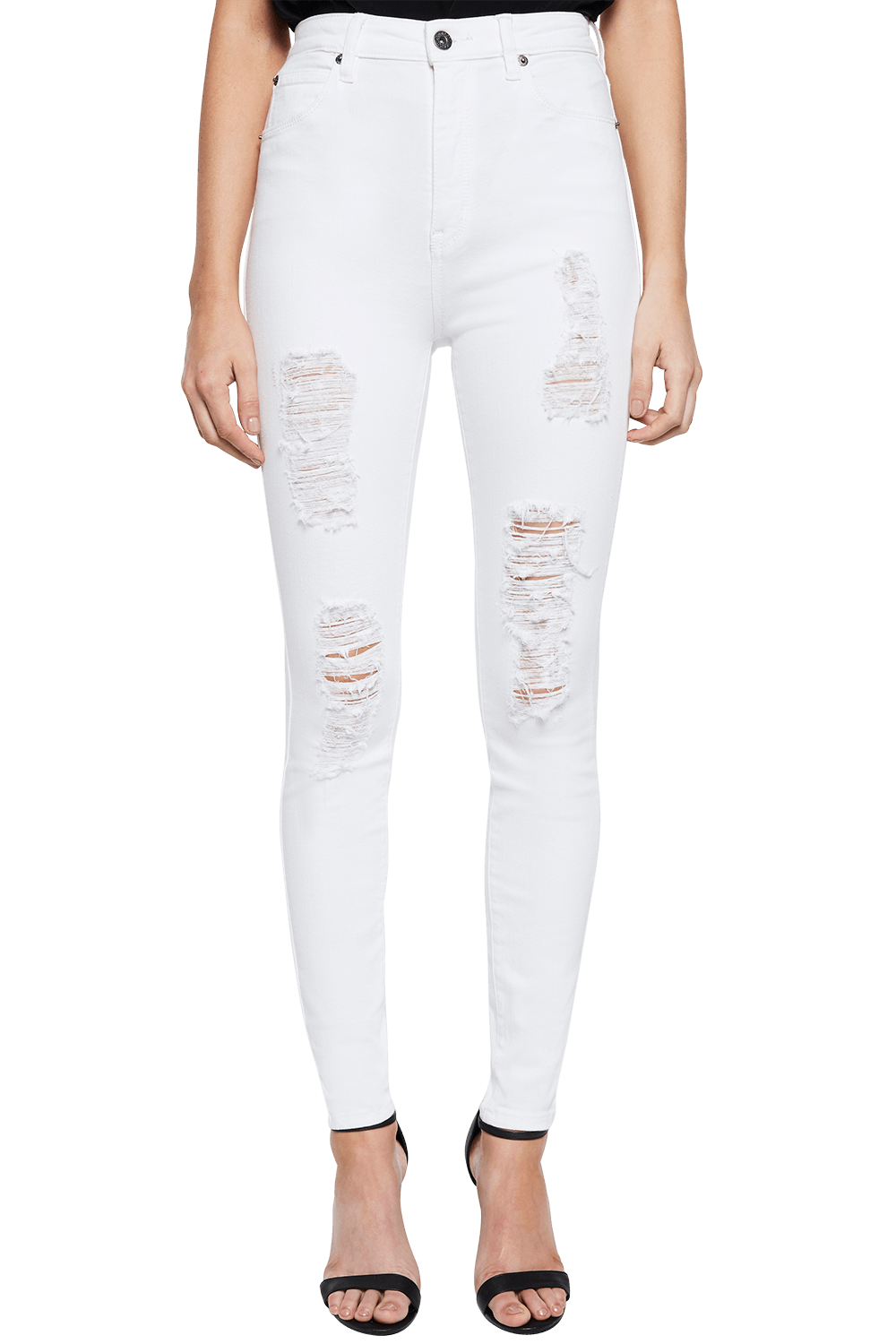 bardot white jeans