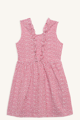JOANIE DRESS in colour CRANBERRY
