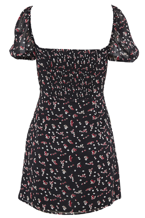 JUNIPER MINI DRESS in colour METEORITE