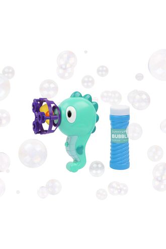 SML ANIMAL BUBBLES  - SEAHORSE in colour BALLAD BLUE