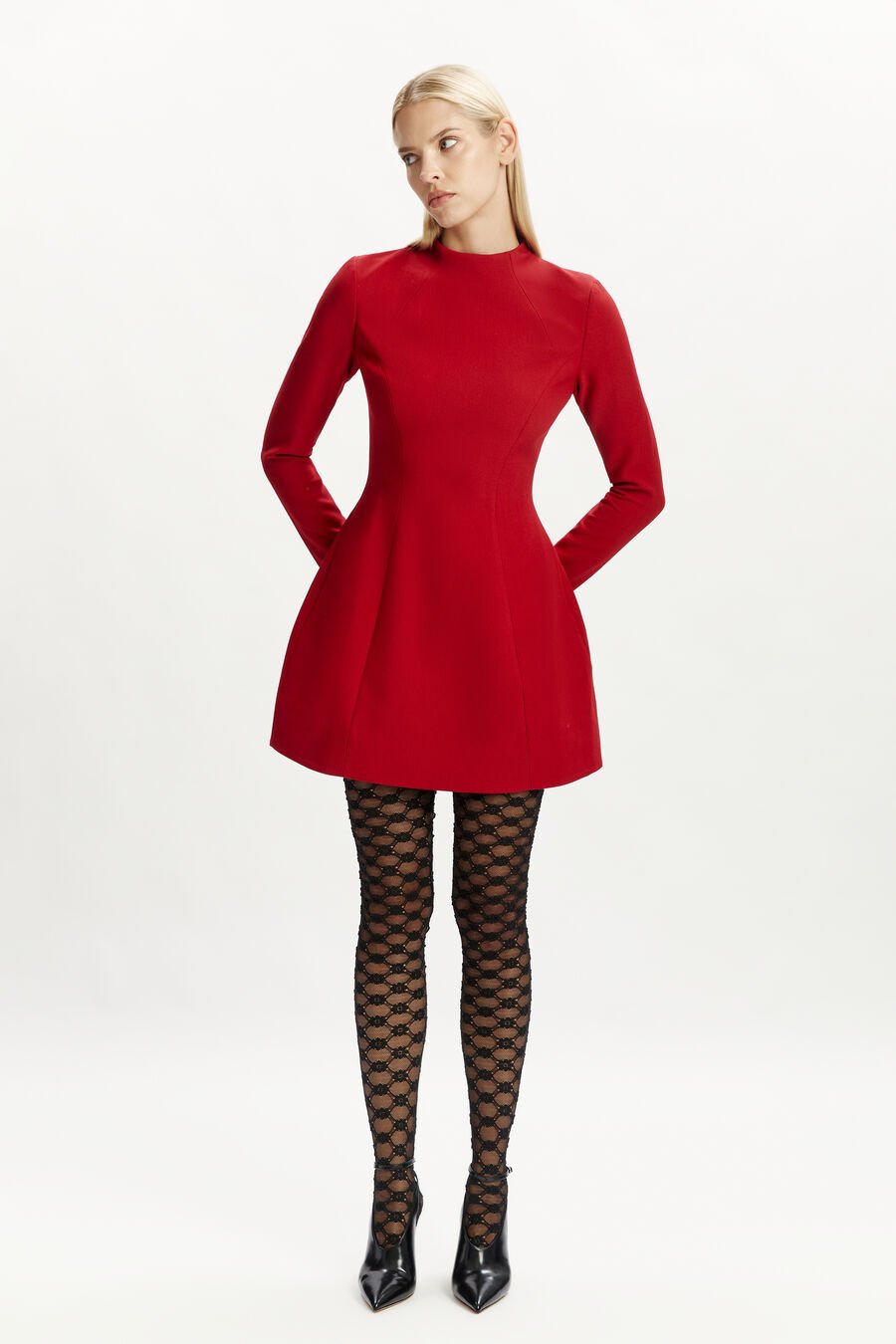 Delphi Long Sleeve Mini Dress