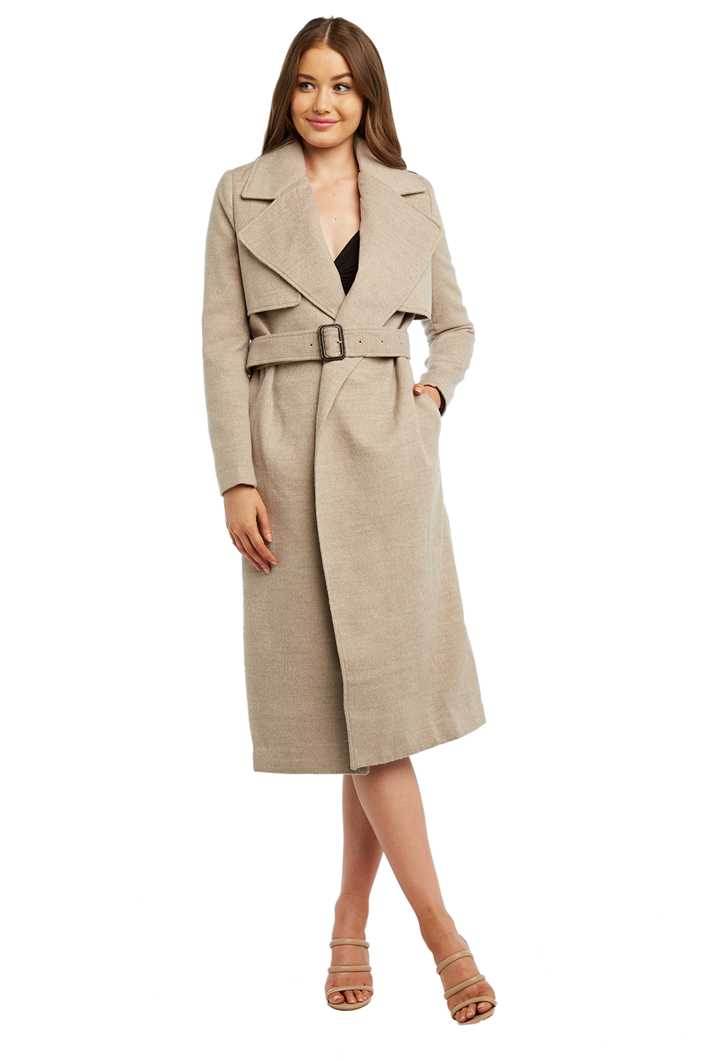 Oatmeal trench coat Clearance