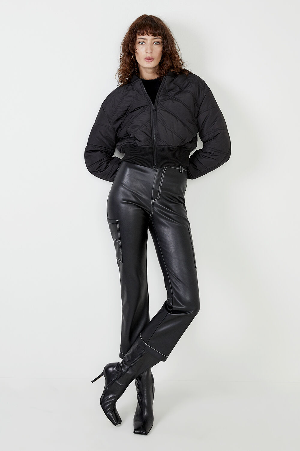 bardot puffer jacket