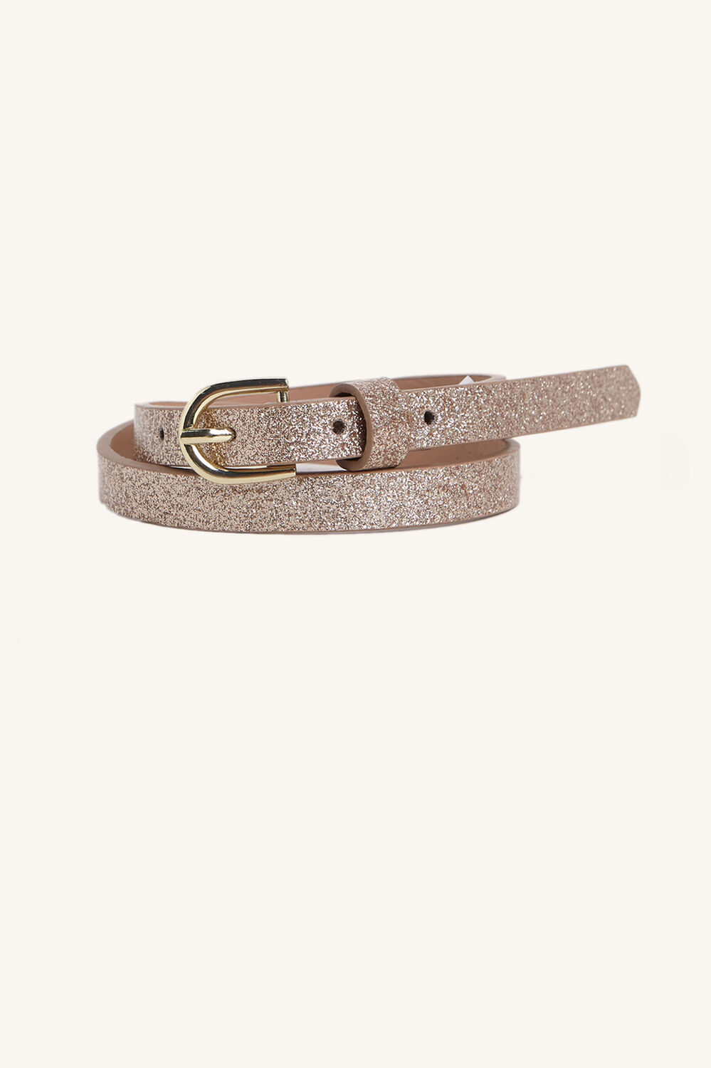Gold Glitter Belt in Gold Glitt Bardot Junior