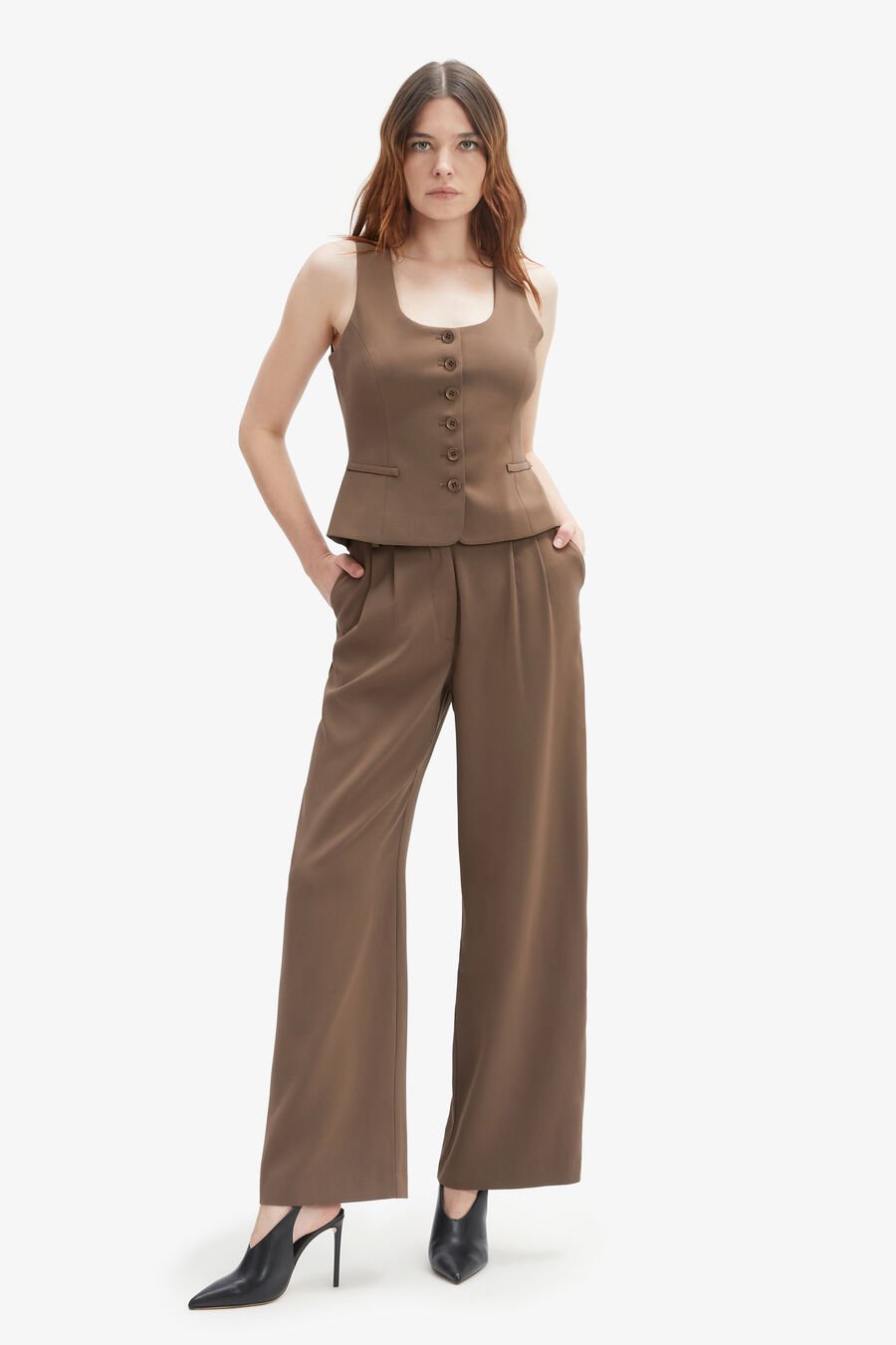 Azilia Button Through Top