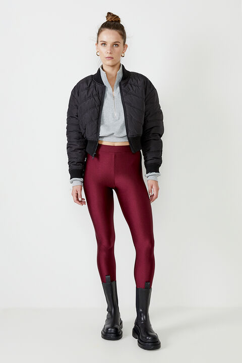 ROLLER LEGGING in colour BURGUNDY