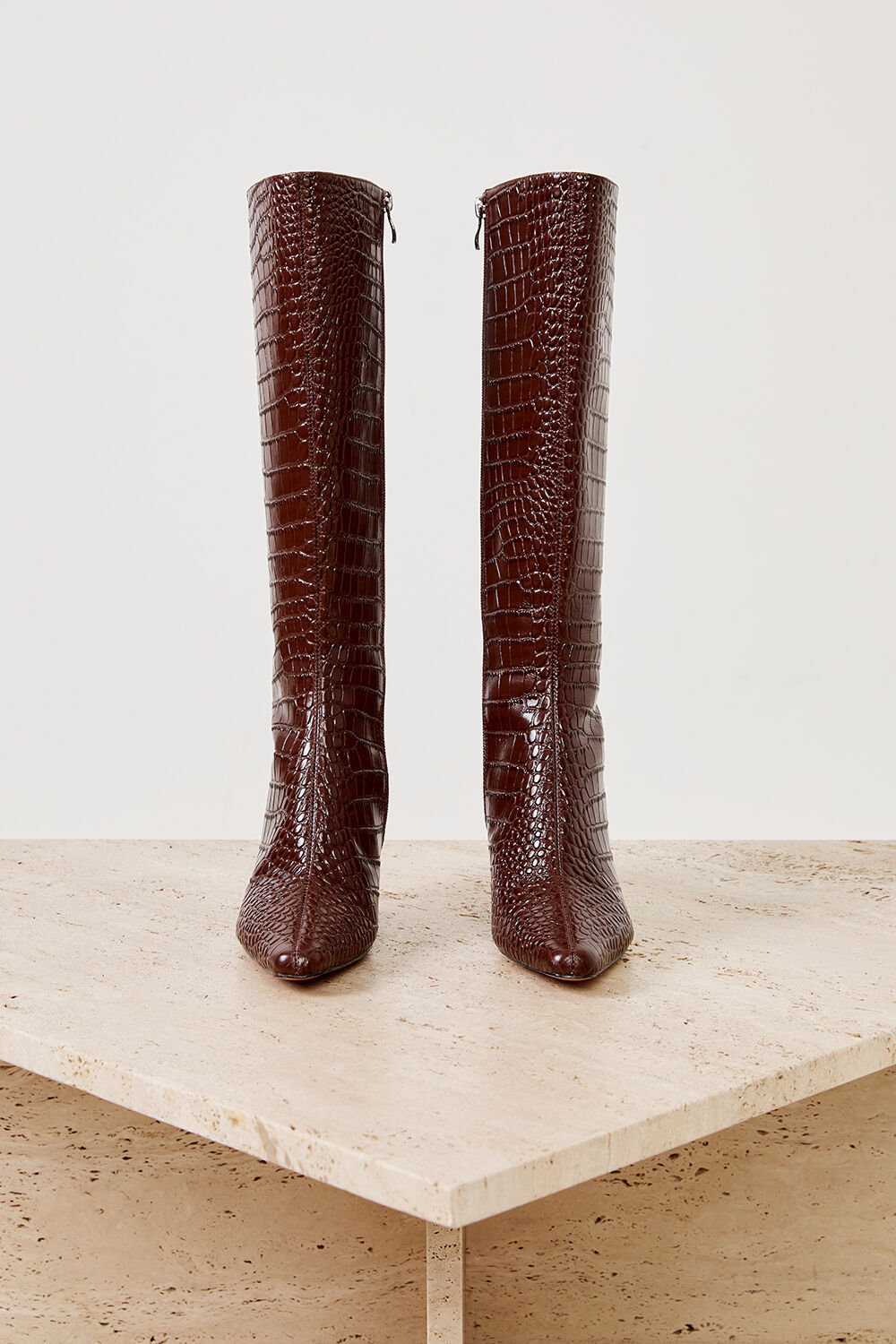 THE AMELIE BOOT  in colour CHOCOLATE BROWN
