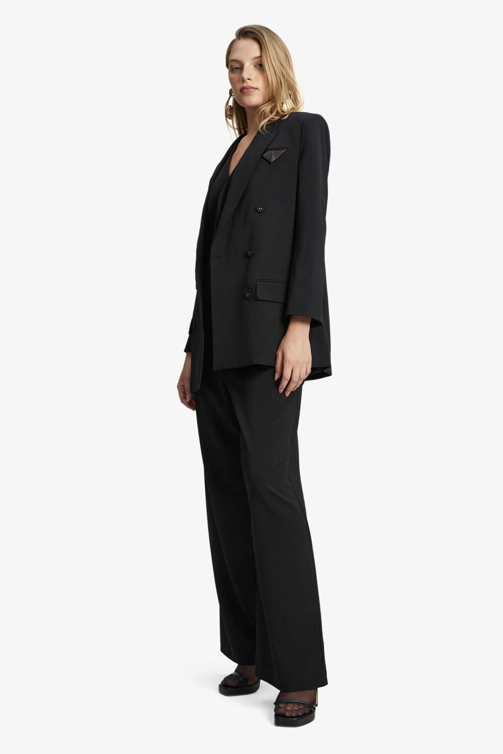 SLOANE CLASSIC BLAZER in colour CAVIAR