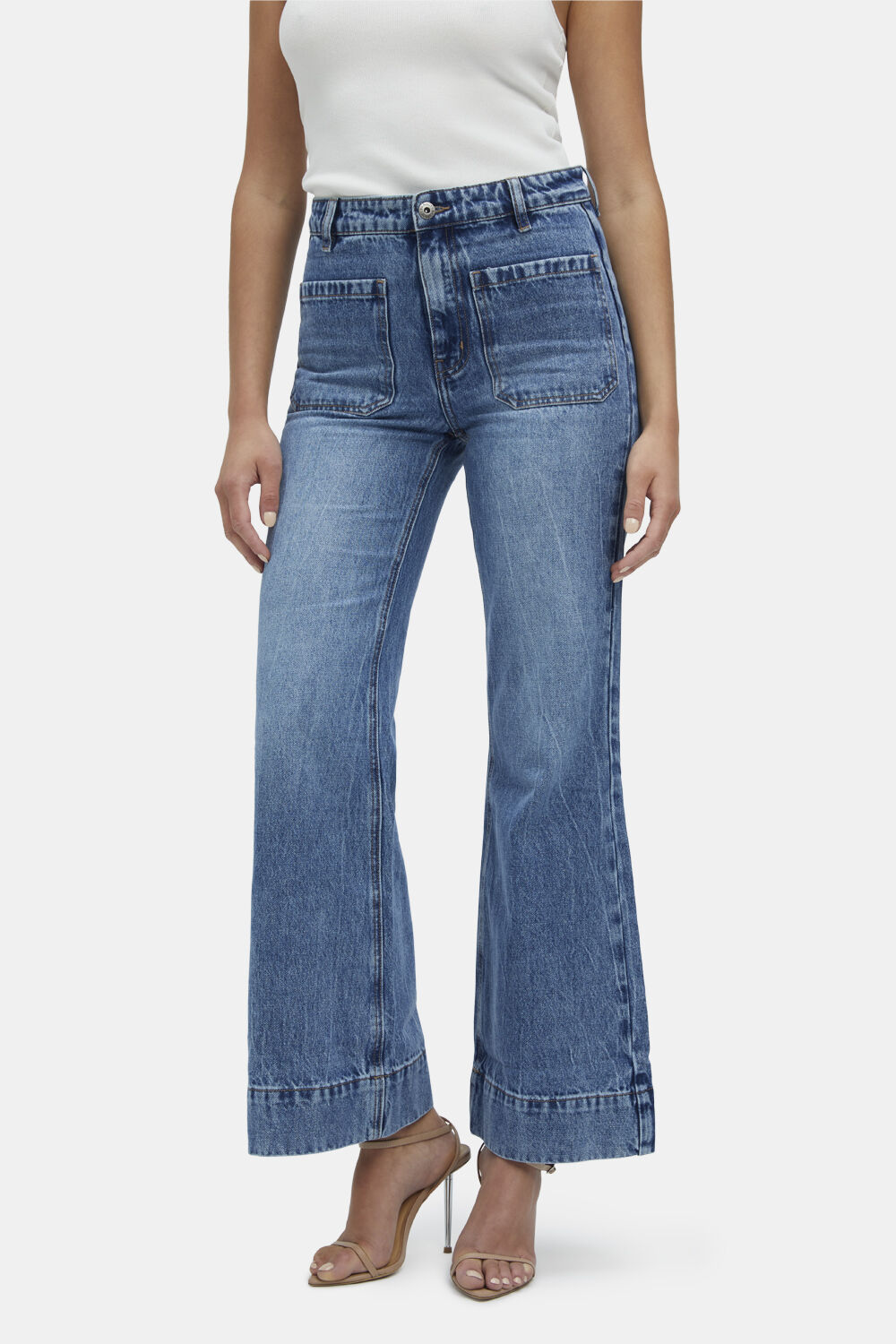 Lincoln Flare Leg Jean in Vintage | Bardot