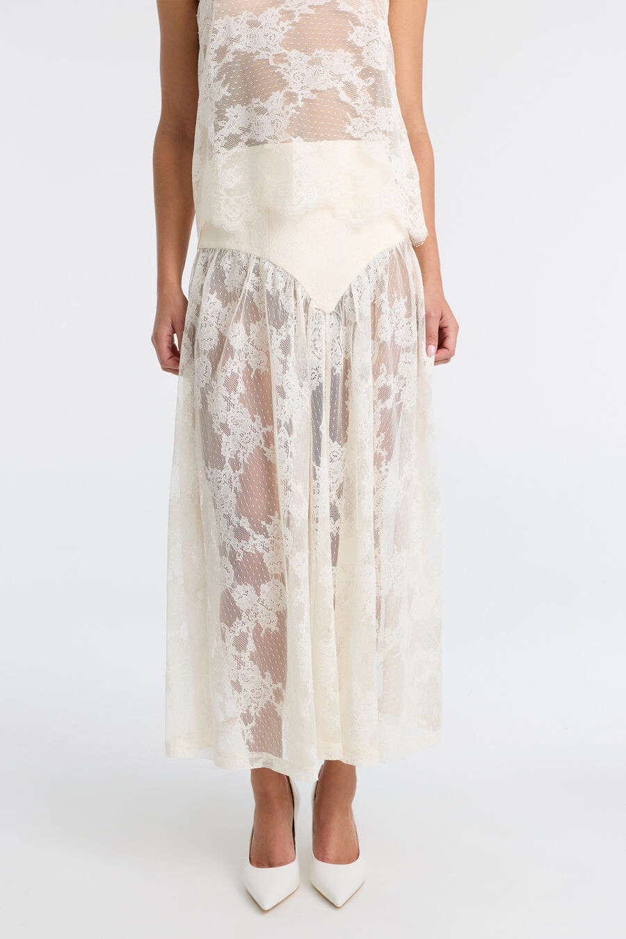 Hildie Sheer Lace Cami