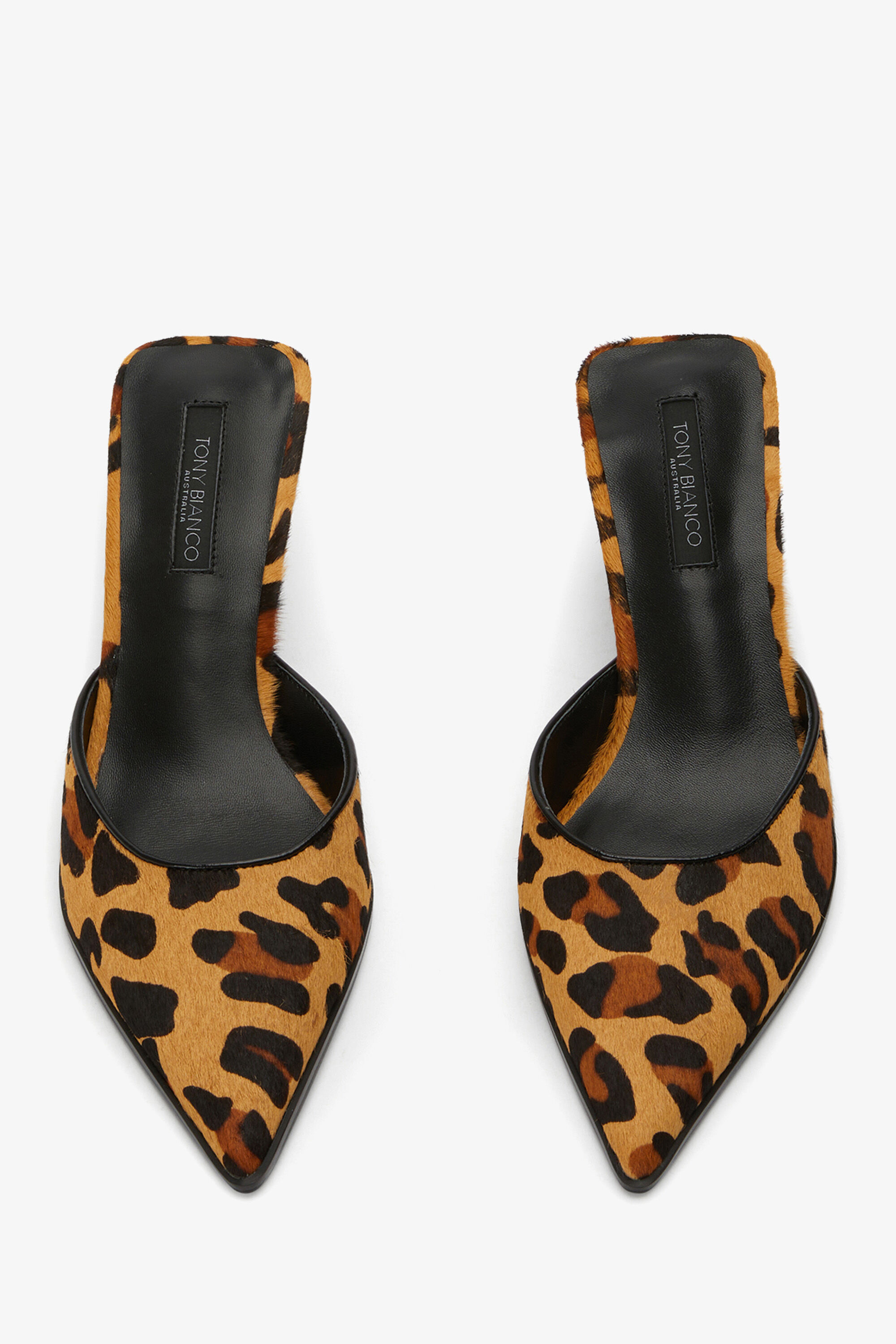 Tony Bianco Vampire Leopard Pony Heels In Leopard Bardot