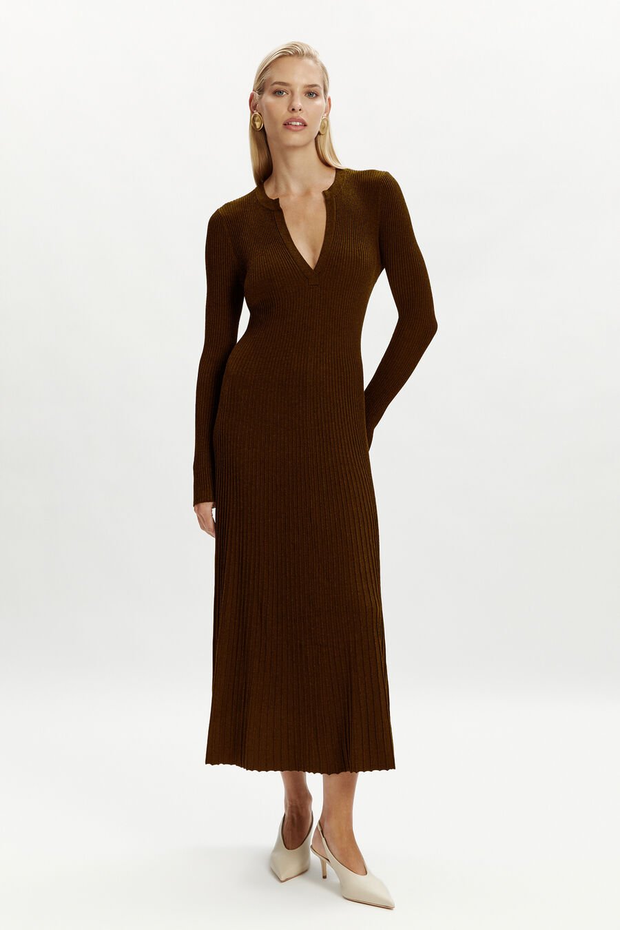 Hattie Knit Midi Dress