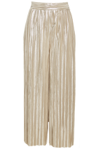 KELLIE PLISSE PANT in colour WHITE SWAN