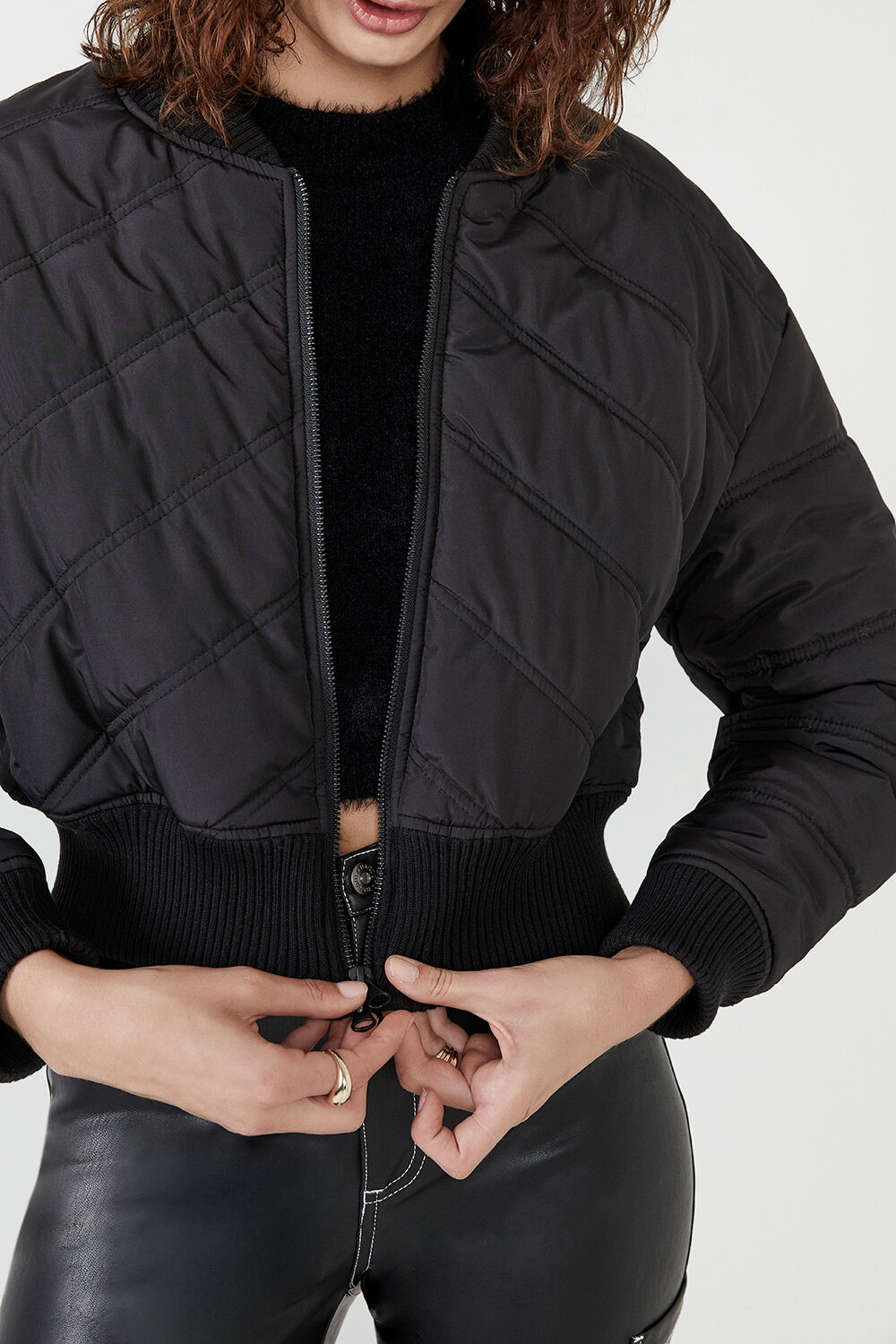 bardot puffer jacket