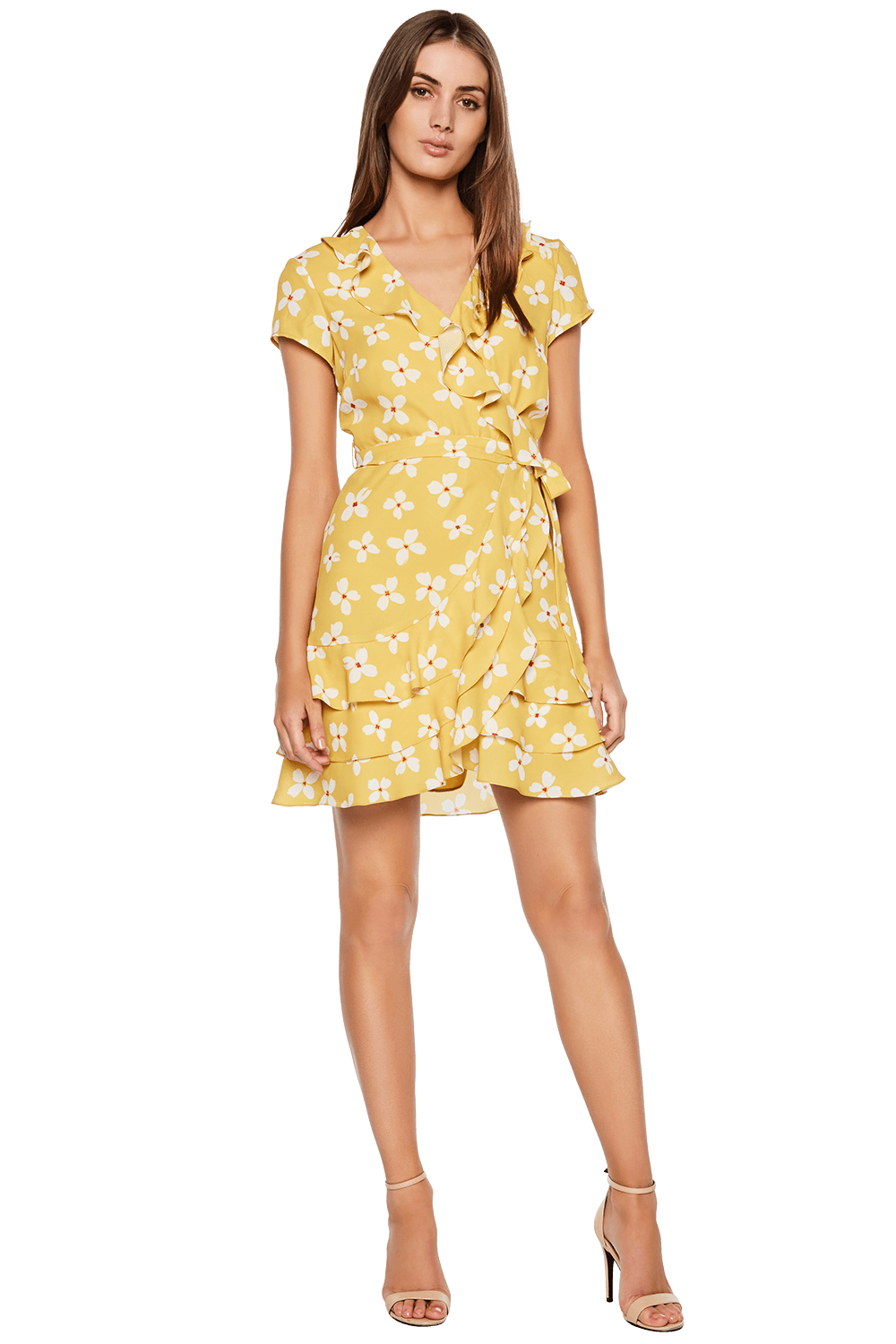 Abstract Daisy Dress in Must Daisy | Bardot