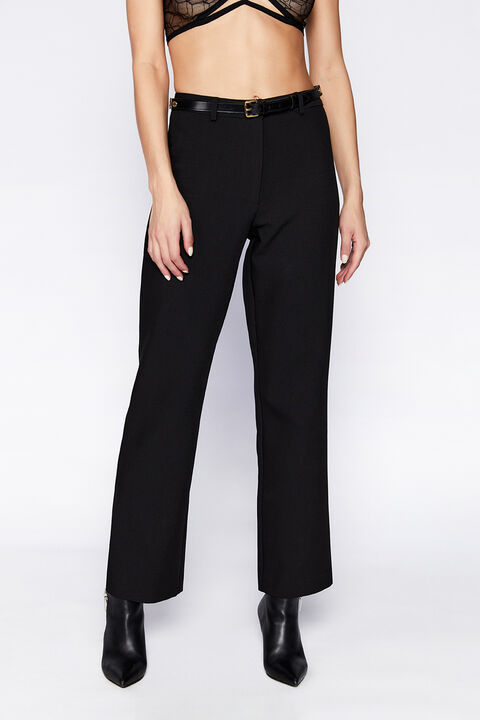 AUSTYN PANT IN BLACK in colour CAVIAR