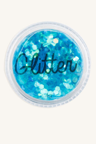 GLITTER POTS in colour BRIGHT WHITE