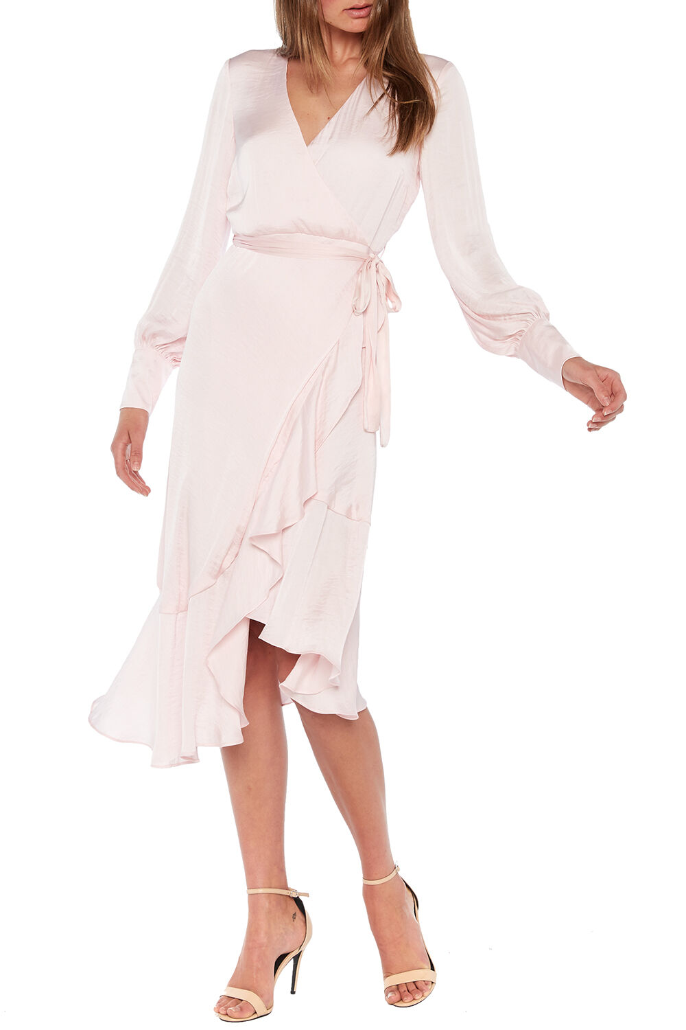 bea wrap dress bardot