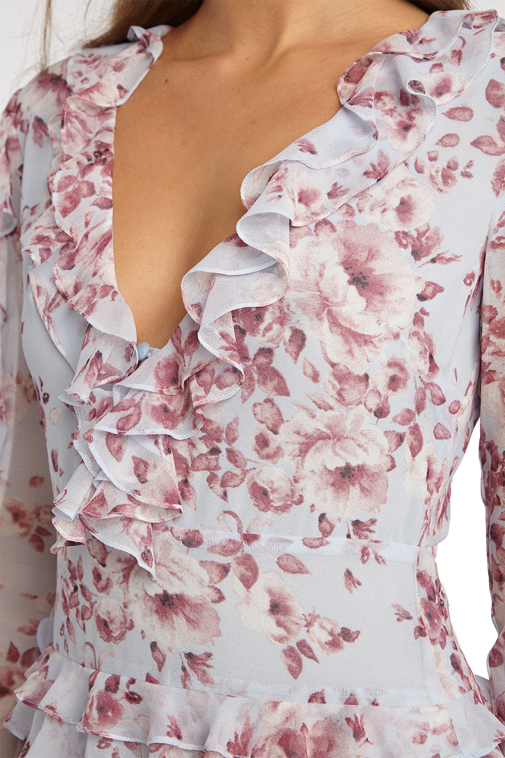 Bardot lianna frill dress clearance