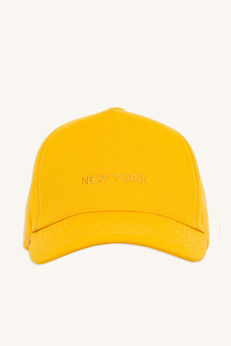 NEW YORK CAP in colour YELLOW CREAM