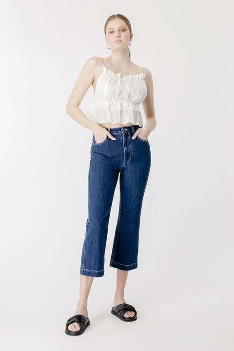 MARGO BARLEY THERE TOP in colour CLOUD DANCER