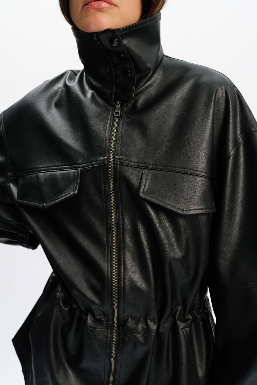 Anja Vegan Leather Jacket