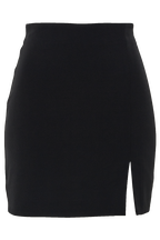 BRITT MINI SKIRT in colour CAVIAR