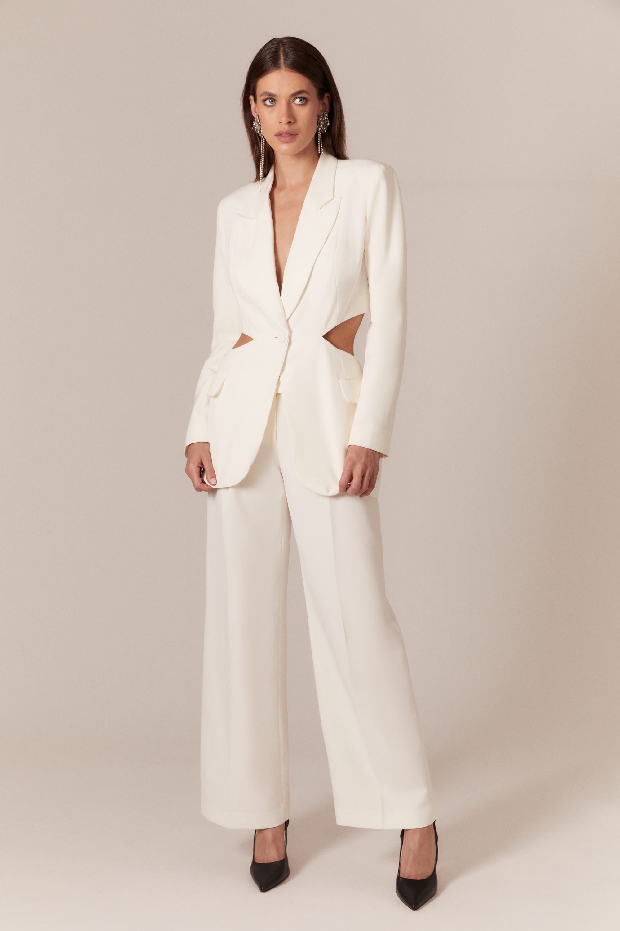 Ivory colour hotsell blazer