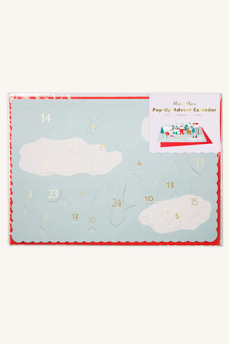 ADVENT CALENDAR POP UP in colour BRIGHT WHITE