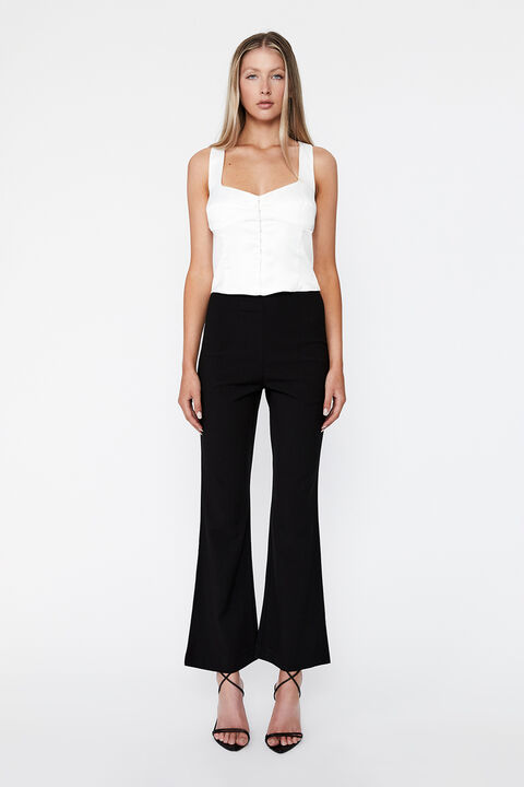 UTOPIA FLARE PANT in colour CAVIAR