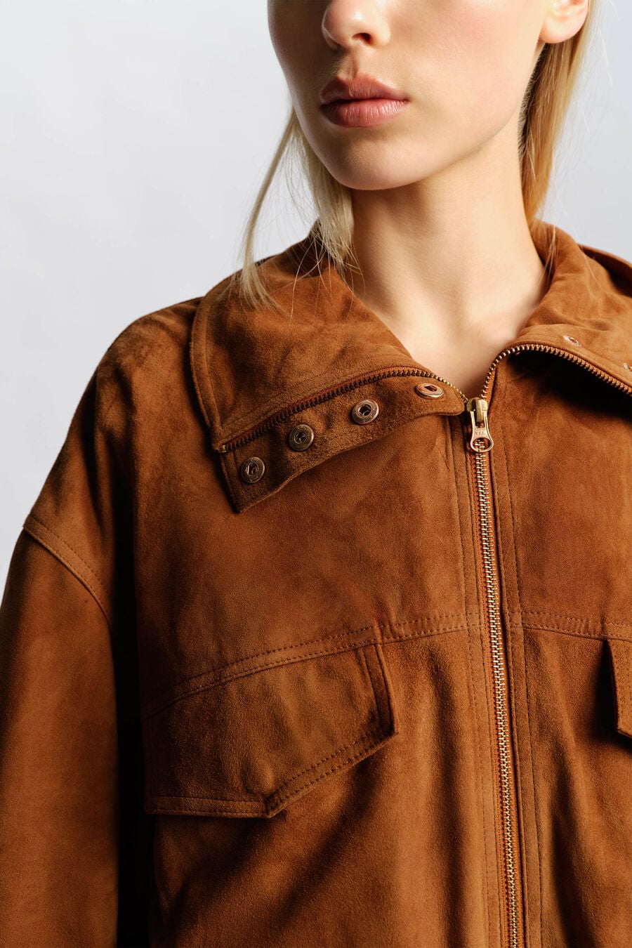 Anja Genuine Suede Jacket