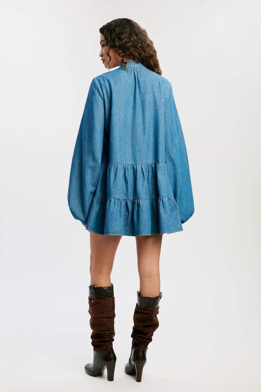 Antonia Chambray Mini Dress