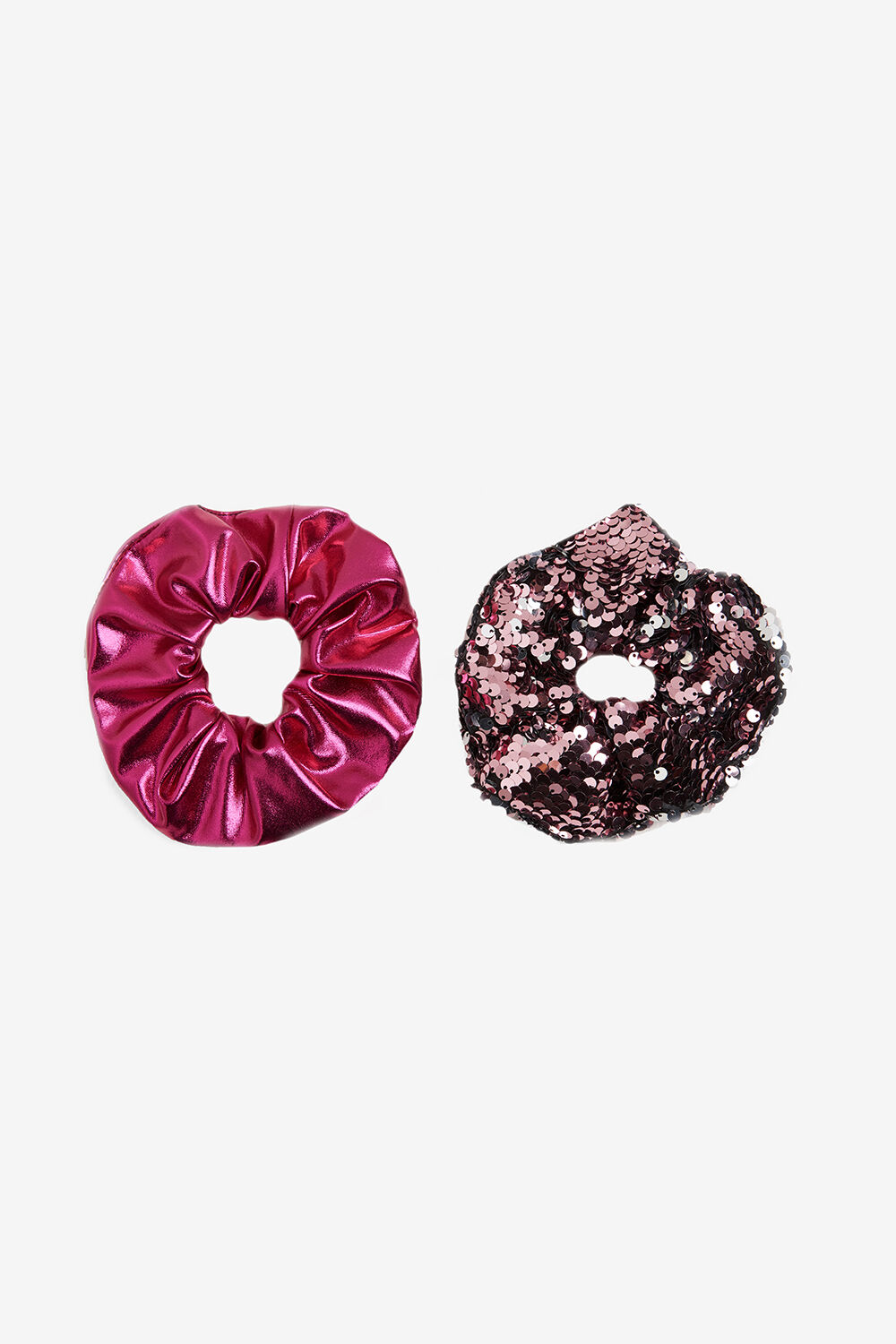 PINK SCRUNCHIE SET in colour PARADISE PINK