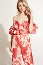 AURORA TOP in colour MINERAL RED