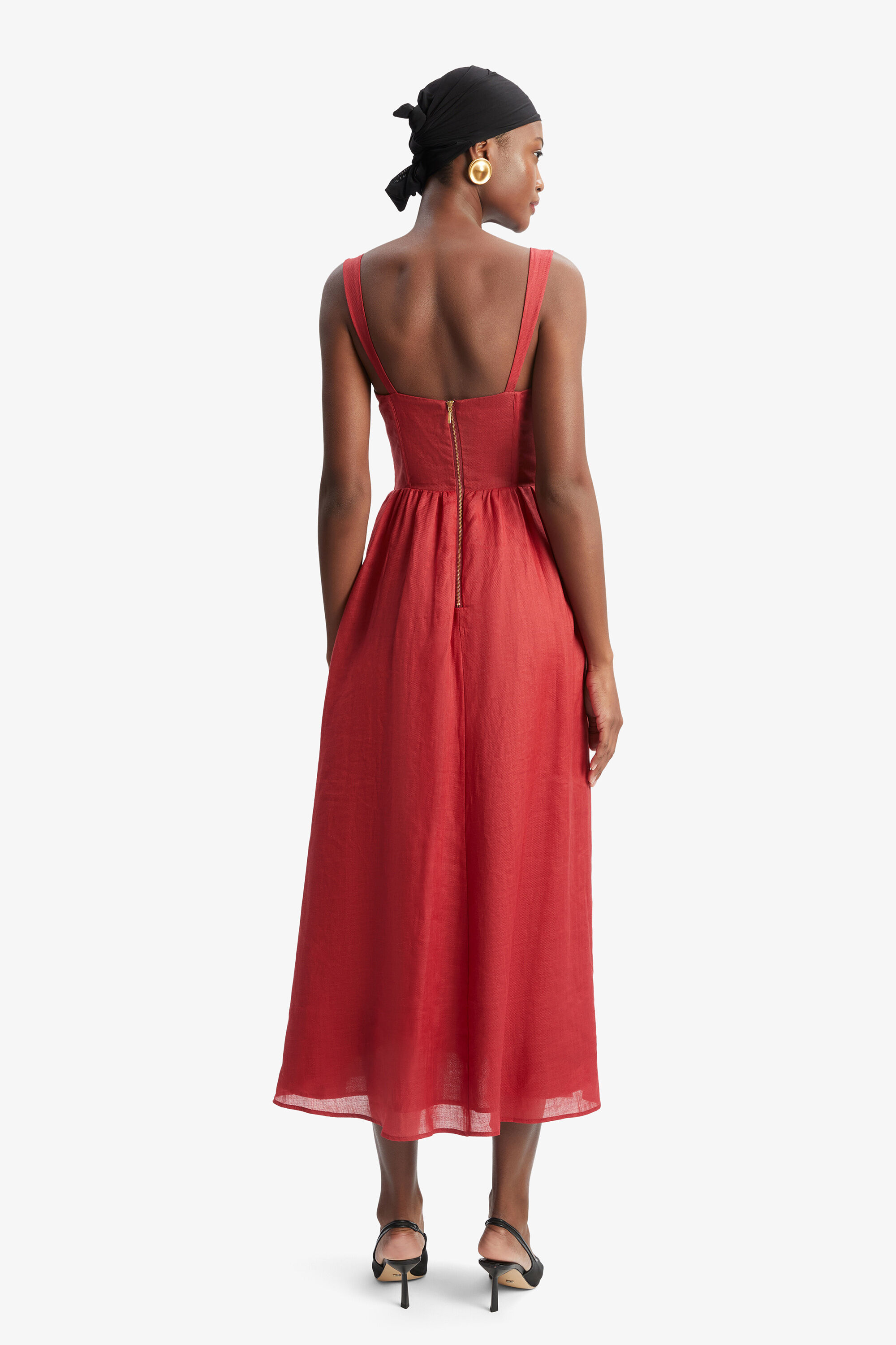 bardot esra corset midi dress Esra Printed Midi Dress