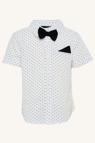 LIAM SPOT SHIRT in colour BRIGHT WHITE