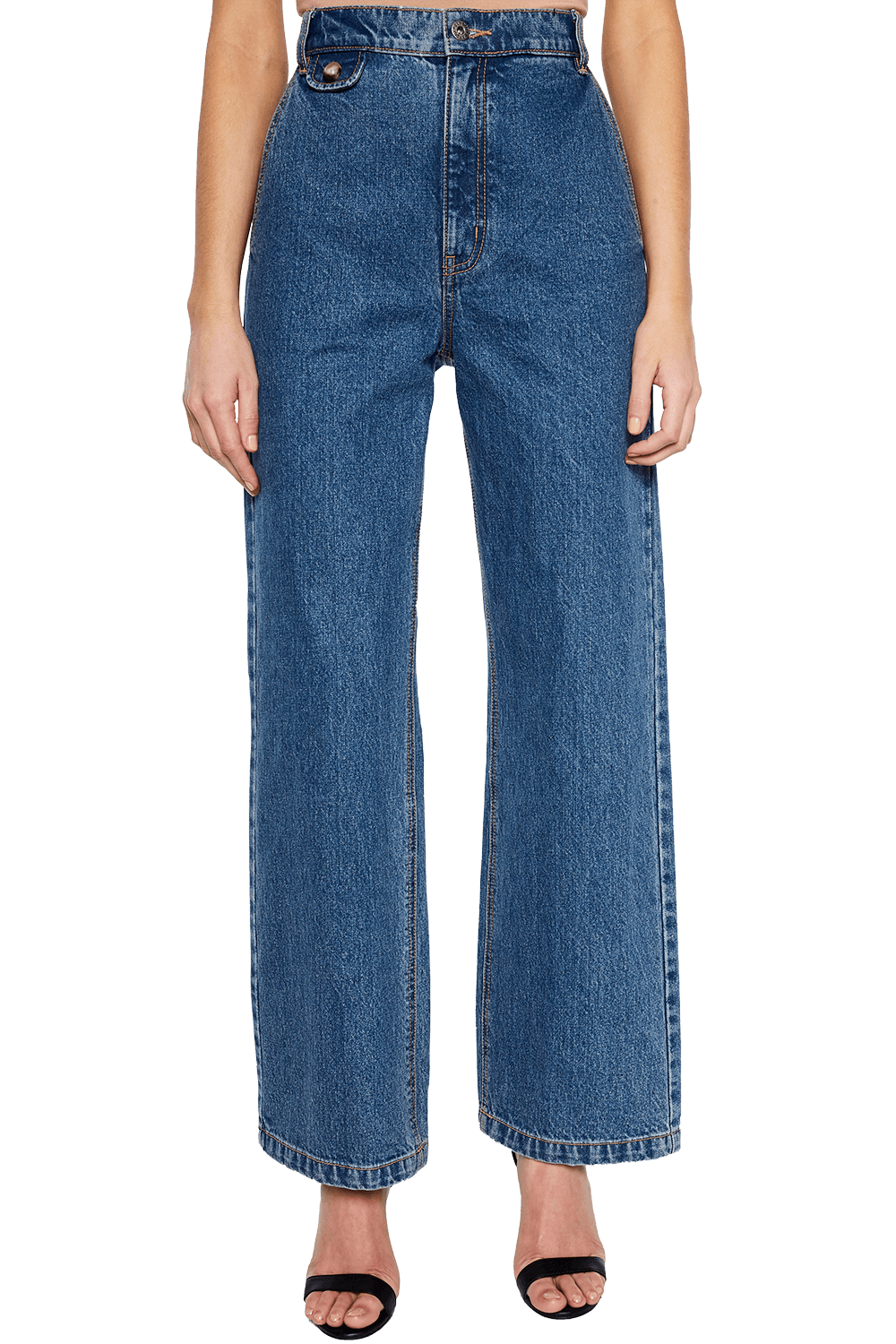 sandal colour jeans pant