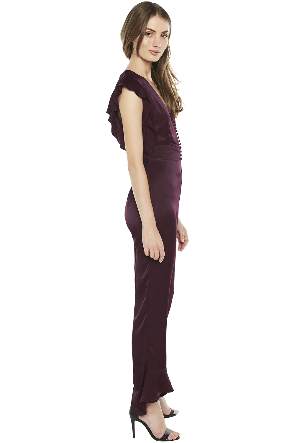 dark purple jumpsuit