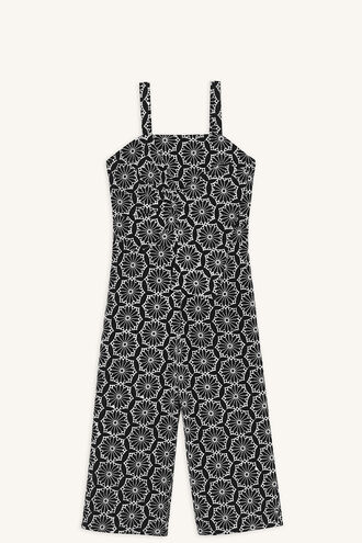 TWIST JUMPSUIT in colour CAVIAR