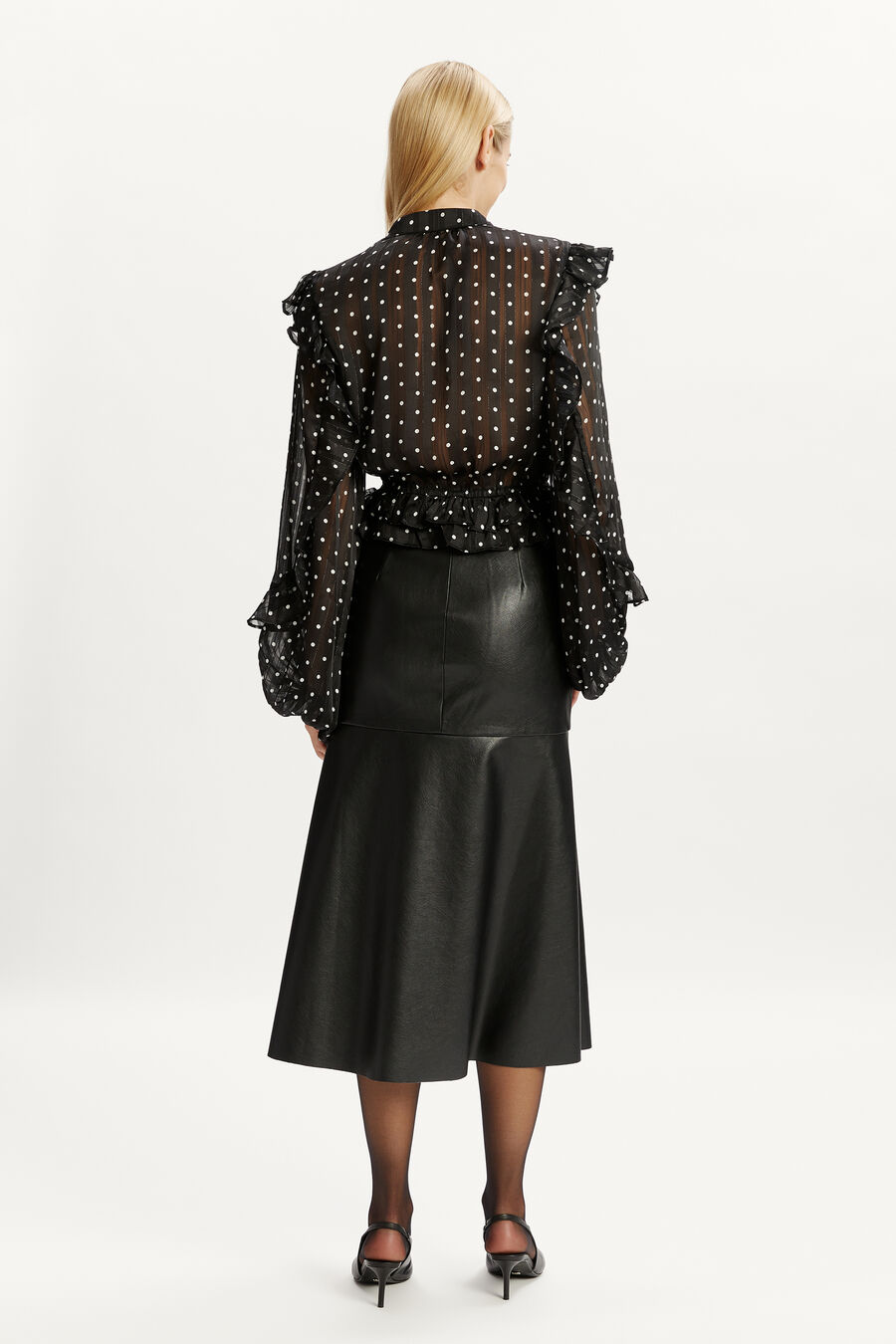 Kindra Vegan Leather Skirt