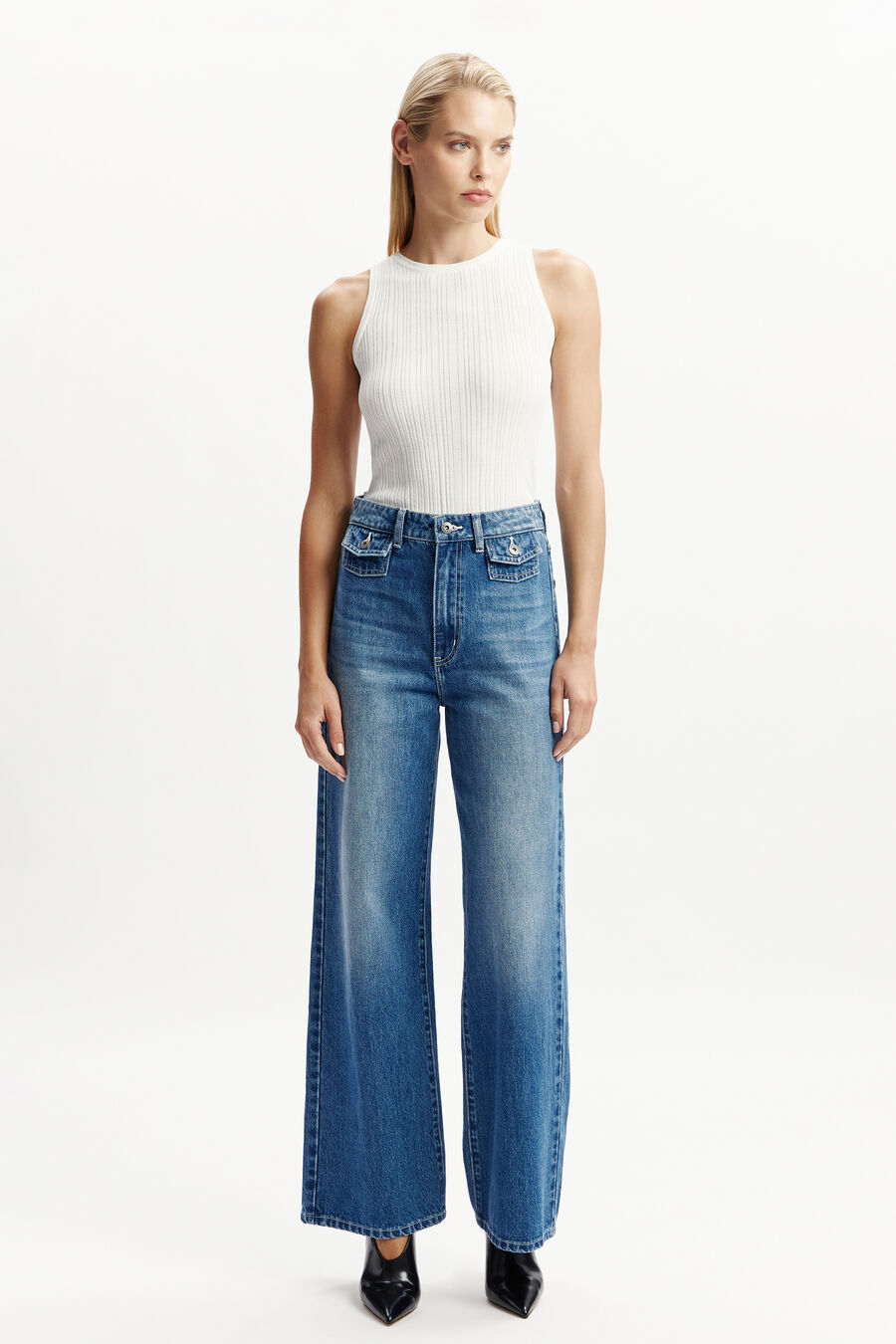 Claudina Wide Leg Jean
