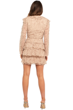 ALESSIA FRILL DRESS in colour MOONLIGHT